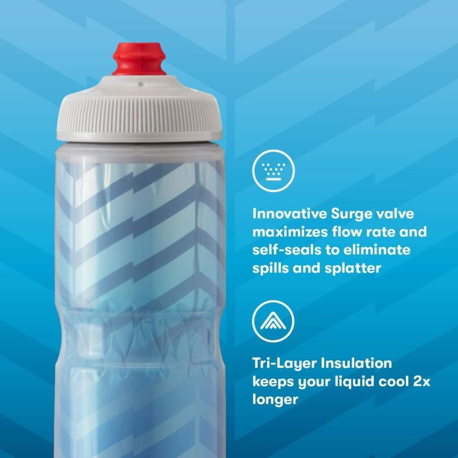 ポラー 保冷ボトル ブレークアウェイ 94％以上節約 BOLT 20oz WHT SLV