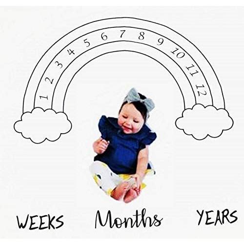 Kiejun ベビーフォト 撮影シーツ 寝相アート 記念撮影 爆買い送料無料 赤ちゃん フォトシーツ セレモニー 月齢フォト 成長記録 誕生日 Eタイ 5