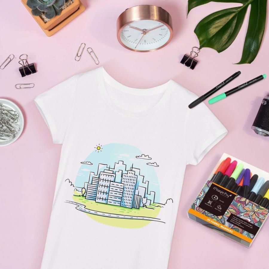 Magicfly 布用染色ペン 色 布用マーカー Diy ファブリックマーカー 防水 耐久 鮮やか 布描き用ペン ジーンズ Tシャツ Dack In 通販 Yahoo ショッピング