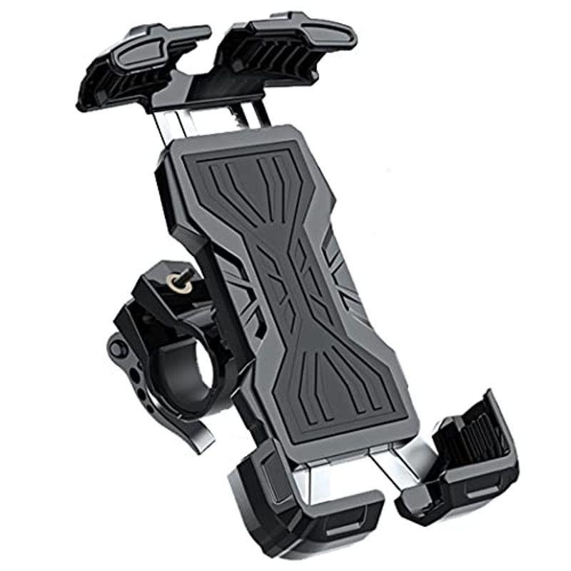 スマホホルダー 自転車 21年最新版 静音設計 バイク用スマホホルダー ロードバイク 4 7 6 8インチに対応 片手操作 厚め保護パッ Dack In 通販 Yahoo ショッピング