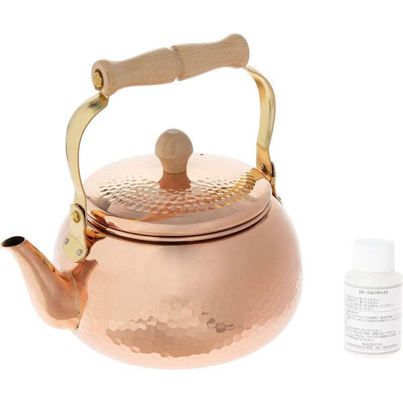 ナガオ 燕三条 純銅 やかん 2.4L 磨き剤付 日本製 4L 燕三条 純銅 やかん 磨き剤付 日本製 サイズ
