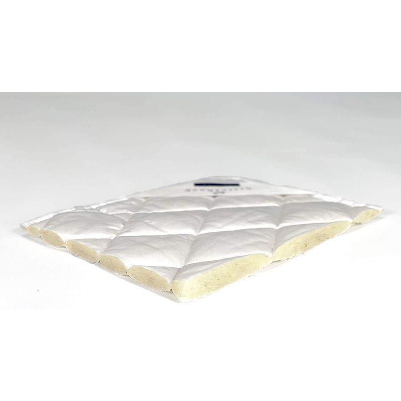 ビラベック ウォッシャブル・ウールベッドパッド シングル ドイツ製 ホワイト 約100cm×200cm JP-1 ウォッシャブル 約100cm×200cm ウールベッドパッド シングル ドイツ製 ホワイト JP サイズ ドイツ