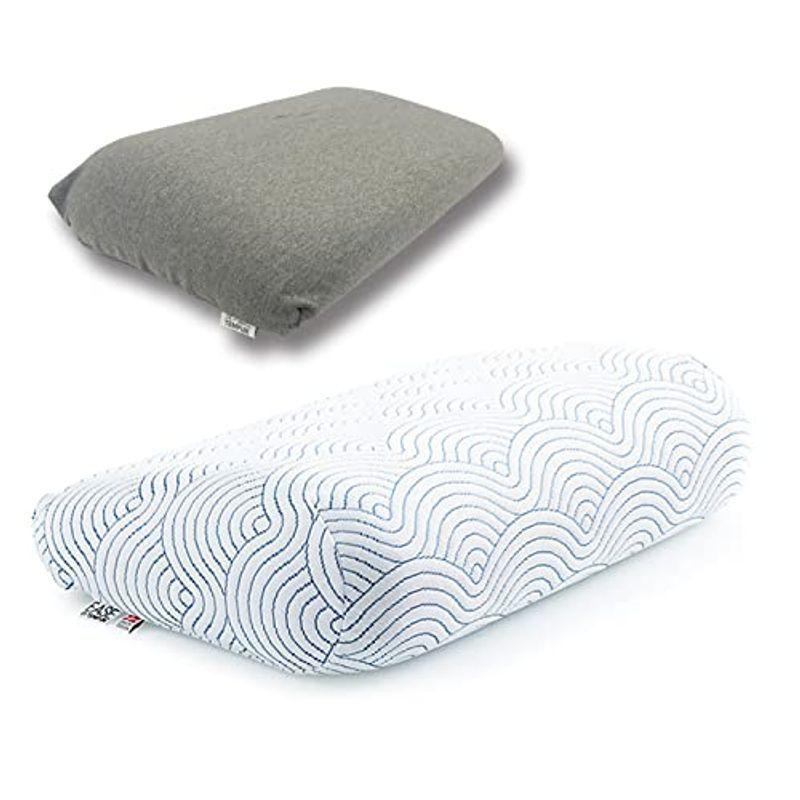 テンピュール(Tempur) イーズ バイ テンピュール(R) サポートピロー Mサイズとピローケース(グレー) 寝具 2点セット
