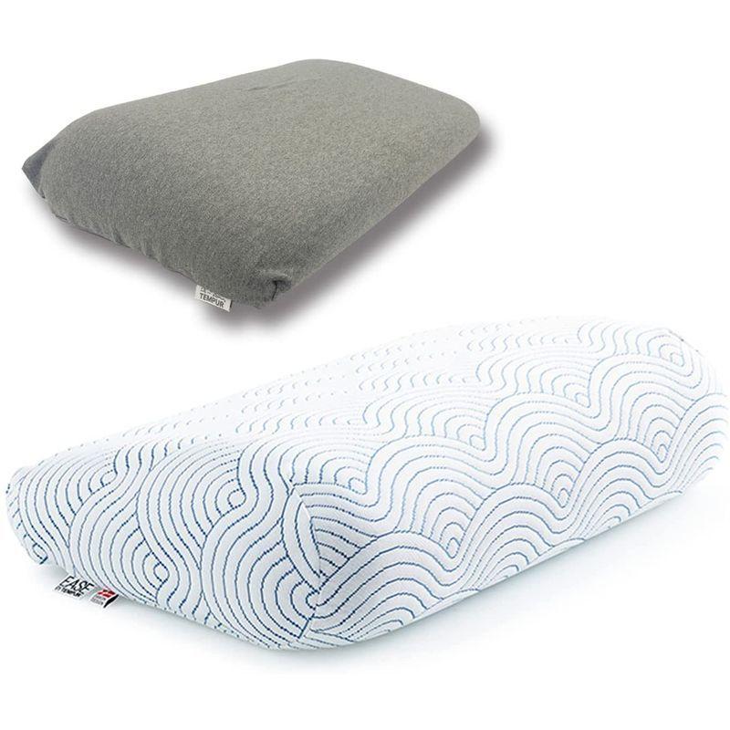 テンピュール(Tempur) イーズ バイ テンピュール(R) サポートピロー Mサイズとピローケース(グレー) 寝具 2点セット テンピュール バイ イーズ Tempur サポートピロー Mサイズとピローケース グレー 寝具 2点セット