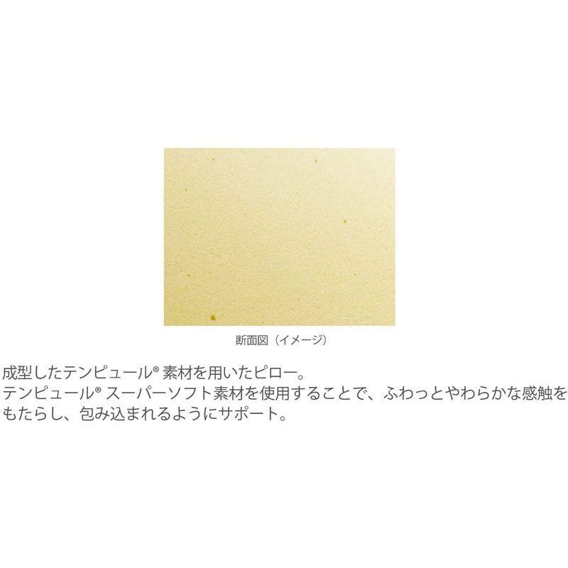 テンピュール(Tempur) イーズ バイ テンピュール(R) サポートピロー Mサイズとピローケース(グレー) 寝具 2点セット テンピュール バイ イーズ Tempur サポートピロー Mサイズとピローケース グレー 寝具 2点セット