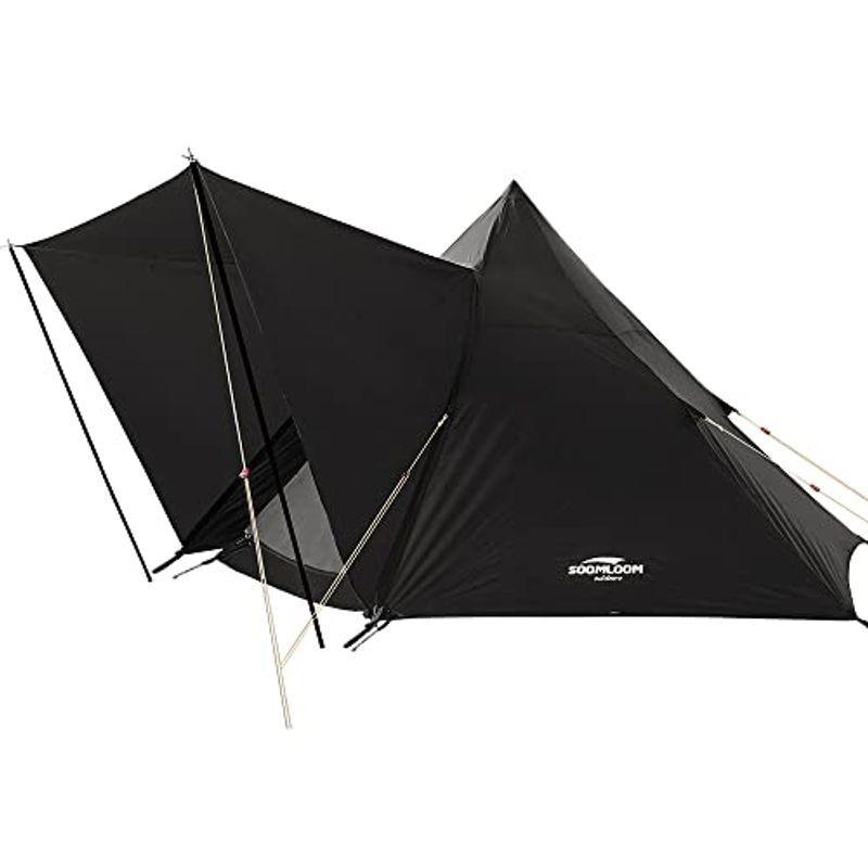 Soomloom 5~6人用テント Pristine M ワンポール インナー付き365x315x200/335x290x200 日除け 快