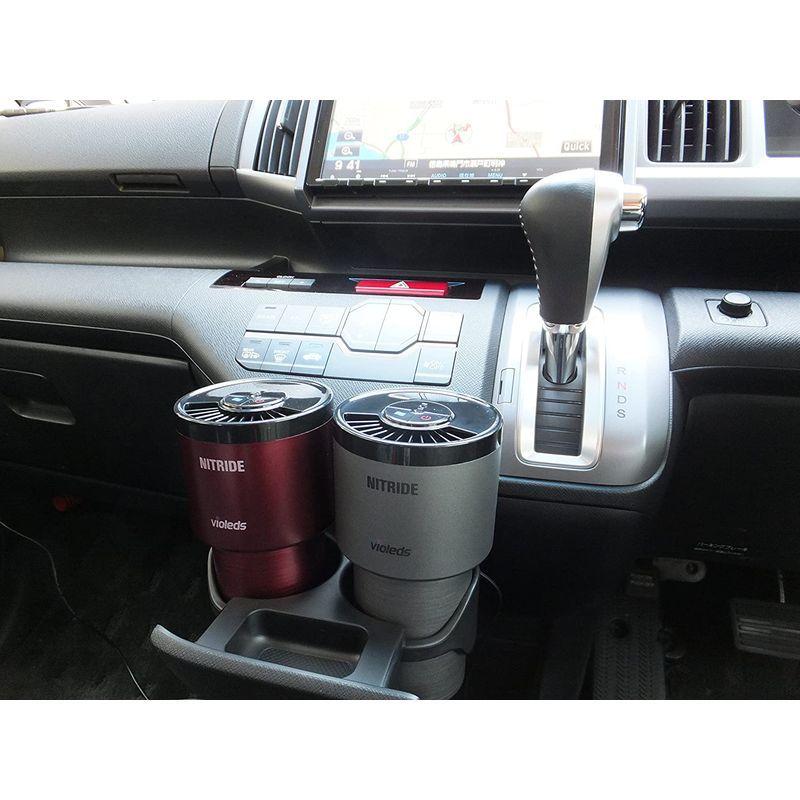 ＵＶ殺菌消臭器 LEDピュア AC1 車内用 ワインレッド LEDピュア AC1 車内用 ワインレッド