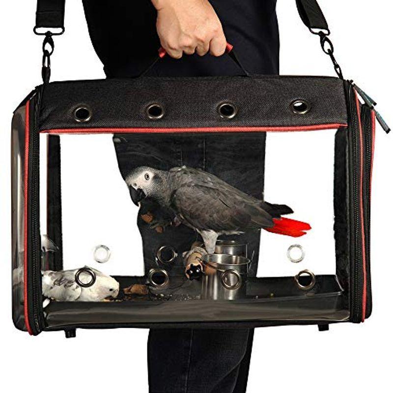 Colorday軽量 鳥用キャリーバッグ、鳥用トラベルケージ