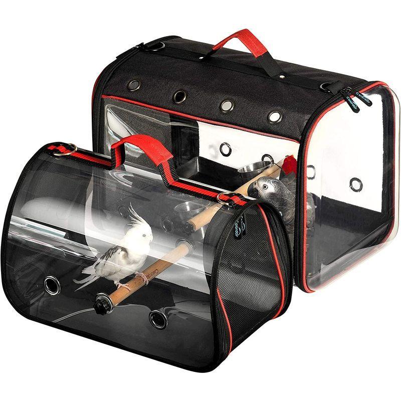 Colorday軽量 鳥用キャリーバッグ、鳥用トラベルケージ 鳥用キャリーバッグ 鳥用トラベルケージ