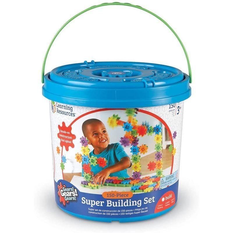 ラーニングリソーシズ おもちゃ 回転ブロック カラフルギアブロック スーパーセット歯車 150ピース LER9164 正規品 おもちゃ 回転ブロック カラフルギアブロック スーパーセット歯車 150ピース LER9164 正規品 30cm
