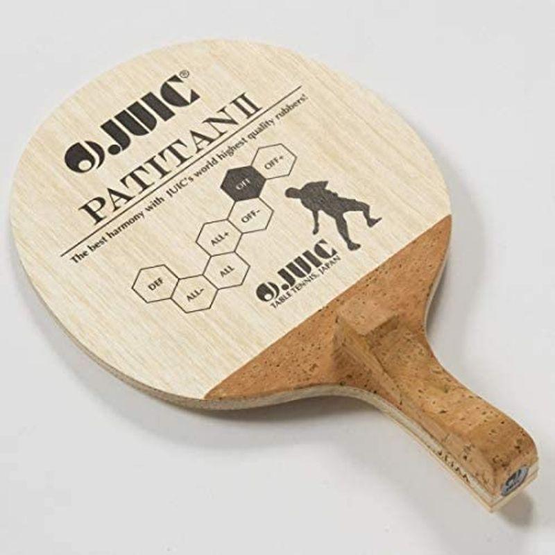 JUIC(ジュウイック) 卓球 ラケット パチタン2(PATITAN) 丸型反転式 ペンホルダーラケット 154×153×6.3mm 224 丸型反転式 3mm ジュウイック 卓球 ラケット パチタン2 PATITAN ペンホルダーラケット 154×153×6