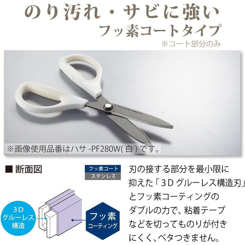 コクヨ はさみ ハサミ 切れ味続く エアロフィットサクサ スーパーグルーレス刃 ワイド ハサ-PF250W 通販 コクヨ ハサミ コンパクト クリッピー ブラウン ハサ-P400S