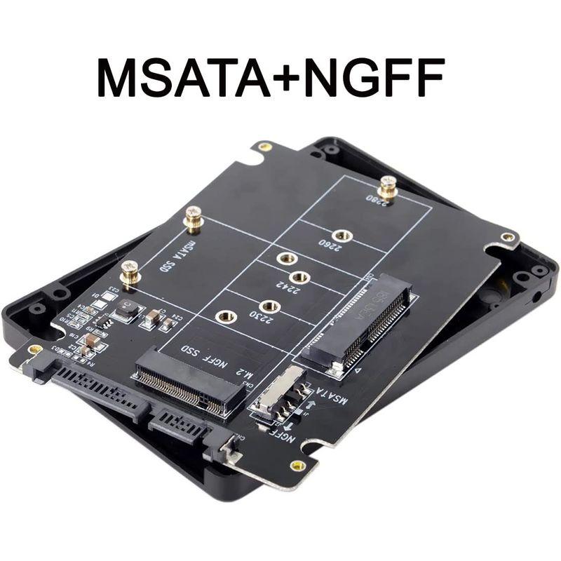 SATA M.2 NGFF SSD mSATA SSD → 2.5 インチ SATA 3.0 変換