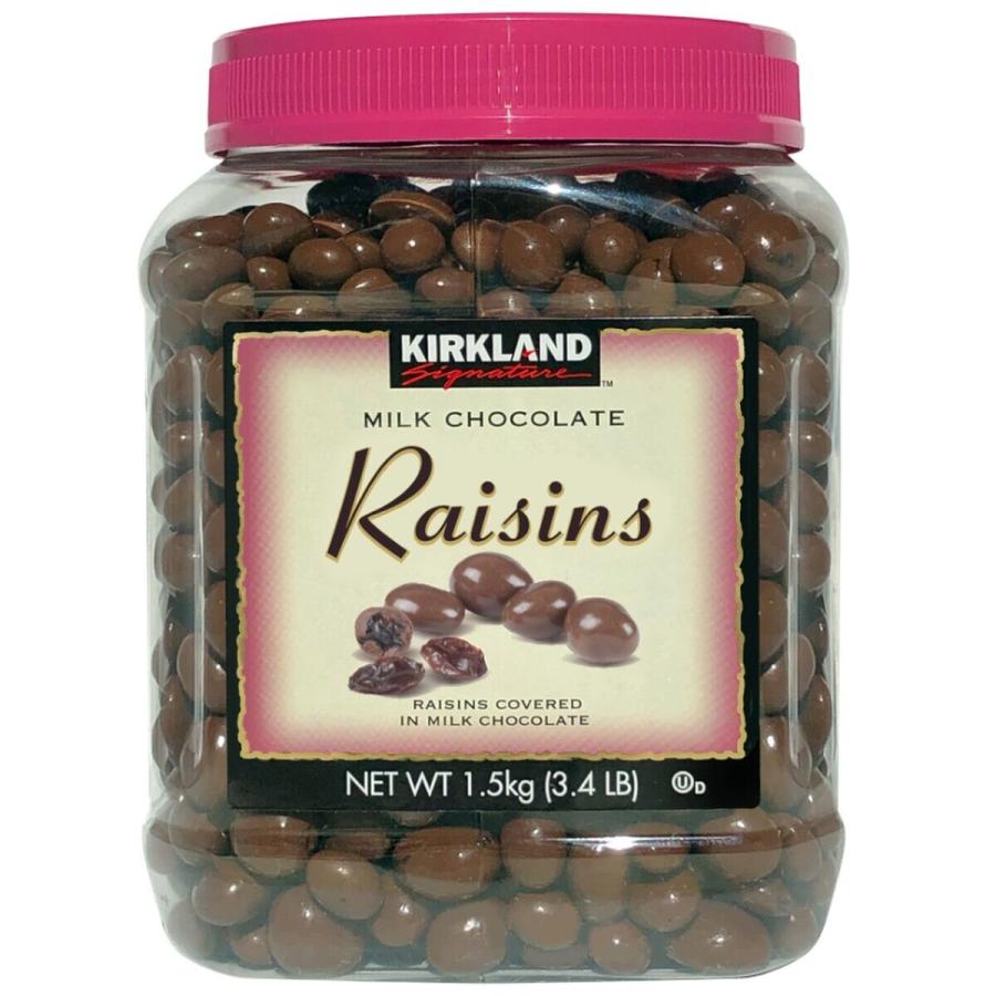 レーズン1.2kg×3チョコチップ1.2kg×2 カークランドシグネチャー チョコレート・レーズン 1.5kg コストコ