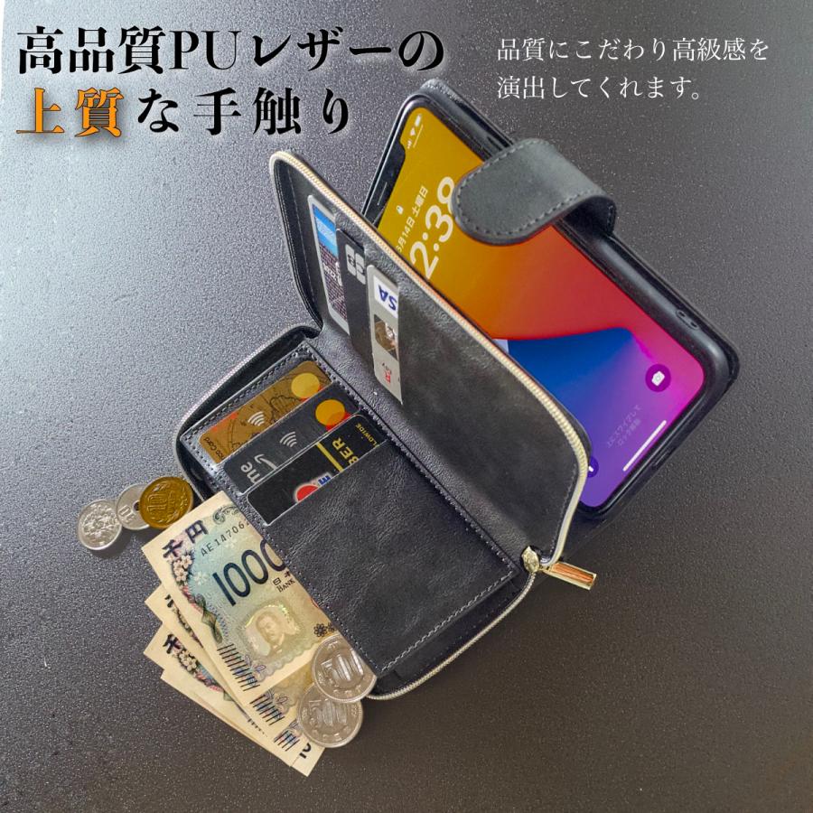 iPhone 11/Pro/ProMax ケース 手帳型 財布 カード 小銭 スマホ 携帯 カバー アイフォン アイホン 12 13 14 |  | 10