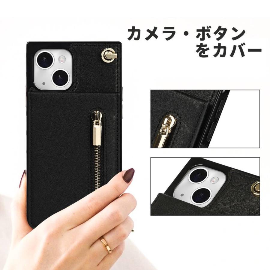 iPhone13 12 11 X XS XR Pro Max ケース ショルダー ストラップ カード 小銭 スマホ 携帯 カバー アイフォン アイホン 財布 |  | 08