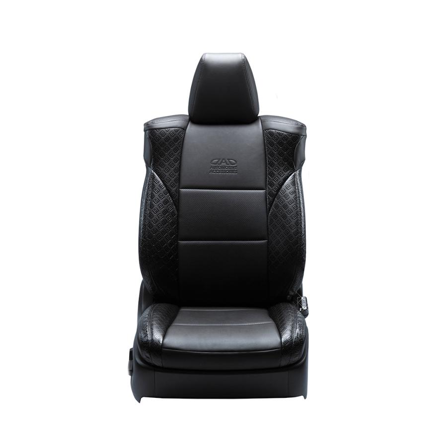 MH34S/MH44S/MH55S/MH95S ワゴンRスティングレー カスタムZ D.A.D レザーシートカバー コンフォートモデル モノグラムタイプ 1台分 車種品番：KS3573/KS3574 | D.A.D | 01