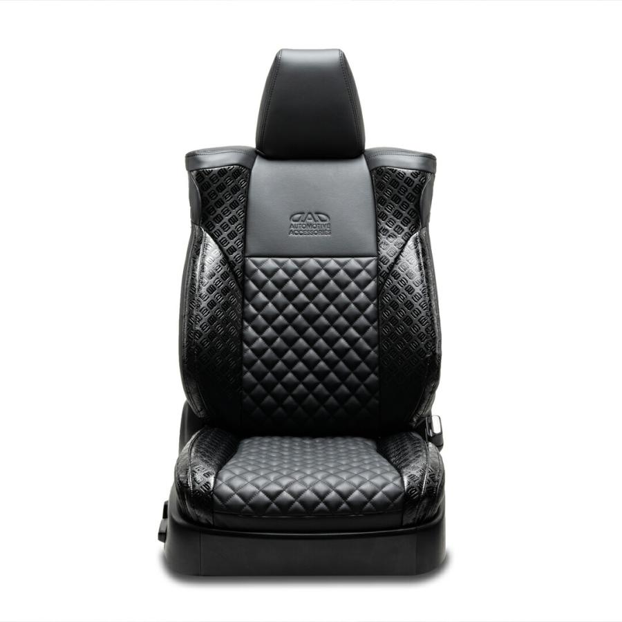 トヨタ ZVW41W プリウスα（福祉車両）乗車定員5人 D.A.D センターキルティングシートカバー コンフォートモデル モノグラムタイプ 1台分 DAD ギャルソン GARSON | D.A.D | 01