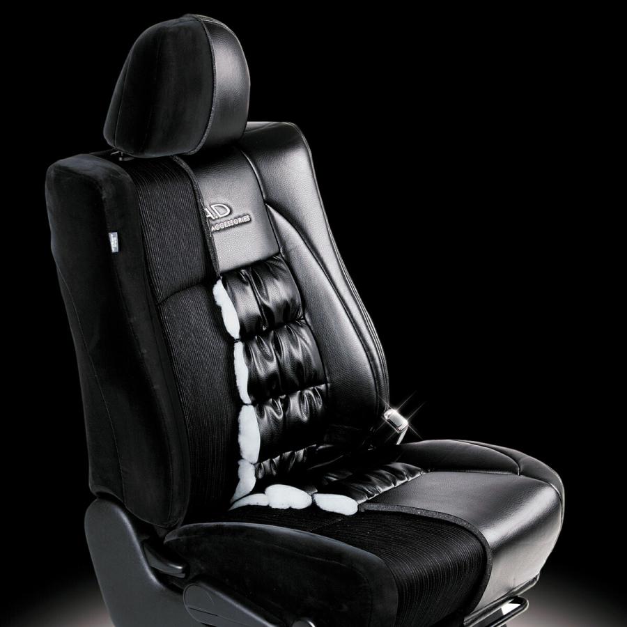 ZVW40W PRIUSα (プリウスα) 乗車定員:7人 D.A.D ラグジュアリー センターギャザーシートカバー タイプモノグラムレザー 1台分 DAD ギャルソン GARSON | ギャルソン | 05