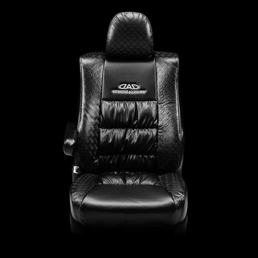 MH23S系ワゴンRスティングレー D.A.D ラグジュアリー センターギャザーシートカバー タイプモノグラムレザー 1台分 DAD ギャルソン GARSONの画像