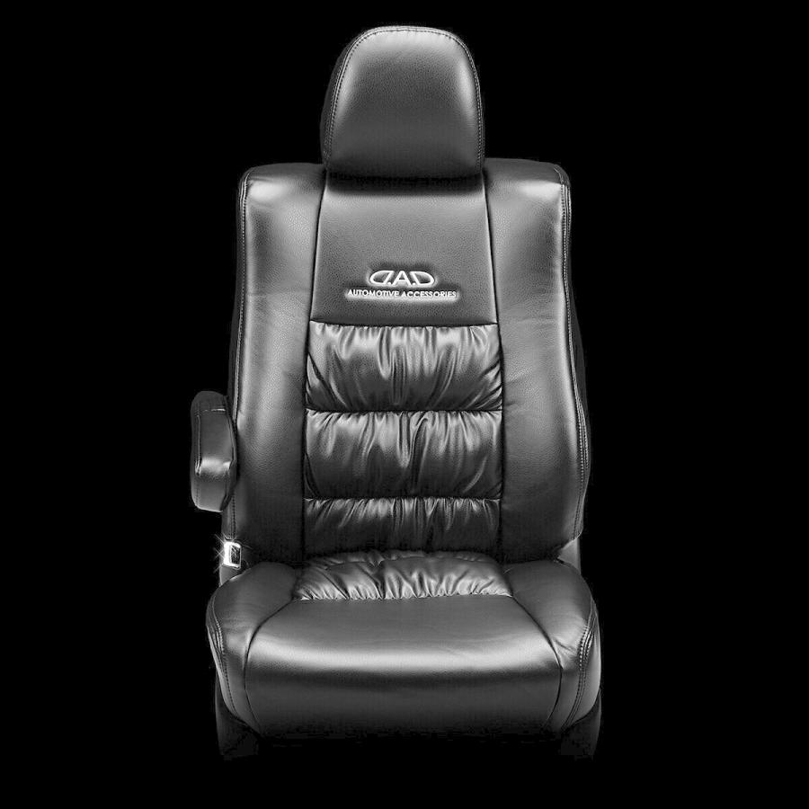 LA7#0A系 ピクシス メガ D.A.D ラグジュアリー センターギャザーシートカバー カラーオールVブラック 1台分 DAD ギャルソン GARSON | ギャルソン | 01
