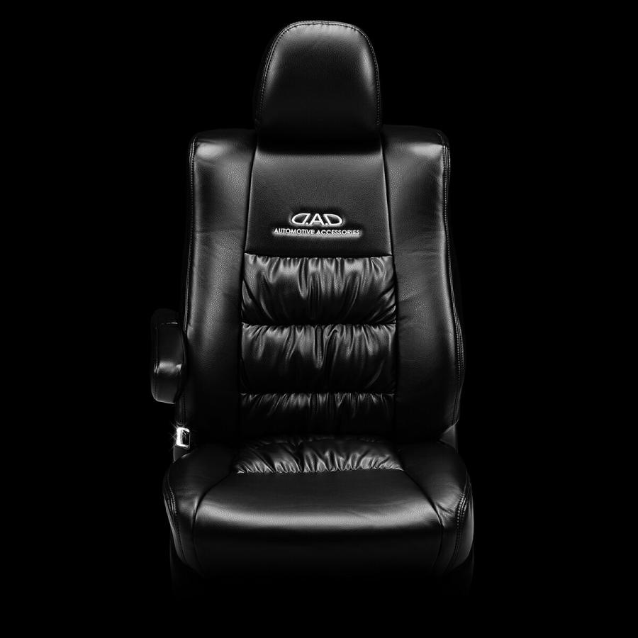 NSP/NCP16#V系 プロボックス D.A.D ラグジュアリー センターギャザーシートカバー カラーオールVブラック 1台分 DAD ギャルソン GARSON | ギャルソン | 01