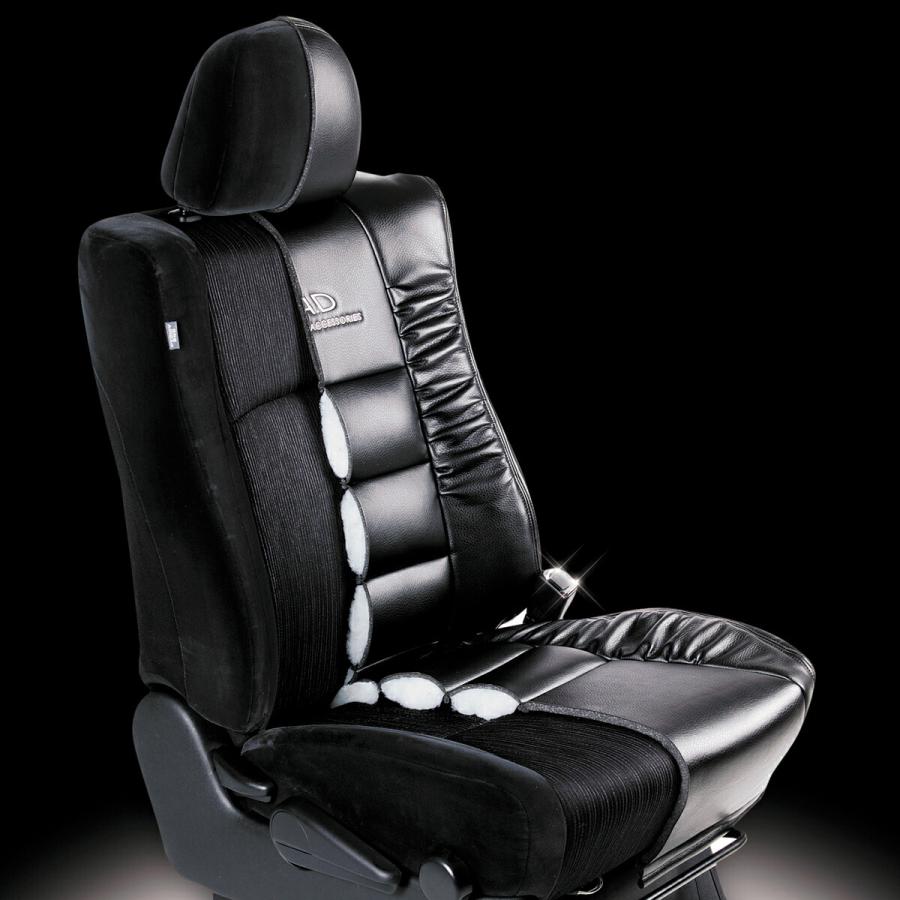 KE##W系 CX-5 D.A.D ラグジュアリー サイドギャザーシートカバー タイプモノグラムレザー 1台分 DAD ギャルソン GARSON | ギャルソン | 05