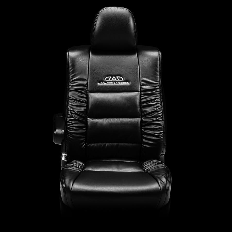 ZVW41W PRIUSα (プリウスα) 乗車定員:5人 D.A.D ラグジュアリー サイドギャザーシートカバー カラーオールVブラック 1台分 DAD ギャルソン GARSON | ギャルソン | 01