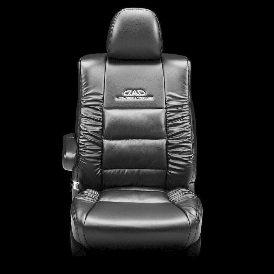 JZS17#系 クラウンエステート D.A.D ラグジュアリー サイドギャザーシートカバー カラーオールVブラック 1台分 DAD ギャルソン GARSON | ギャルソン | 01