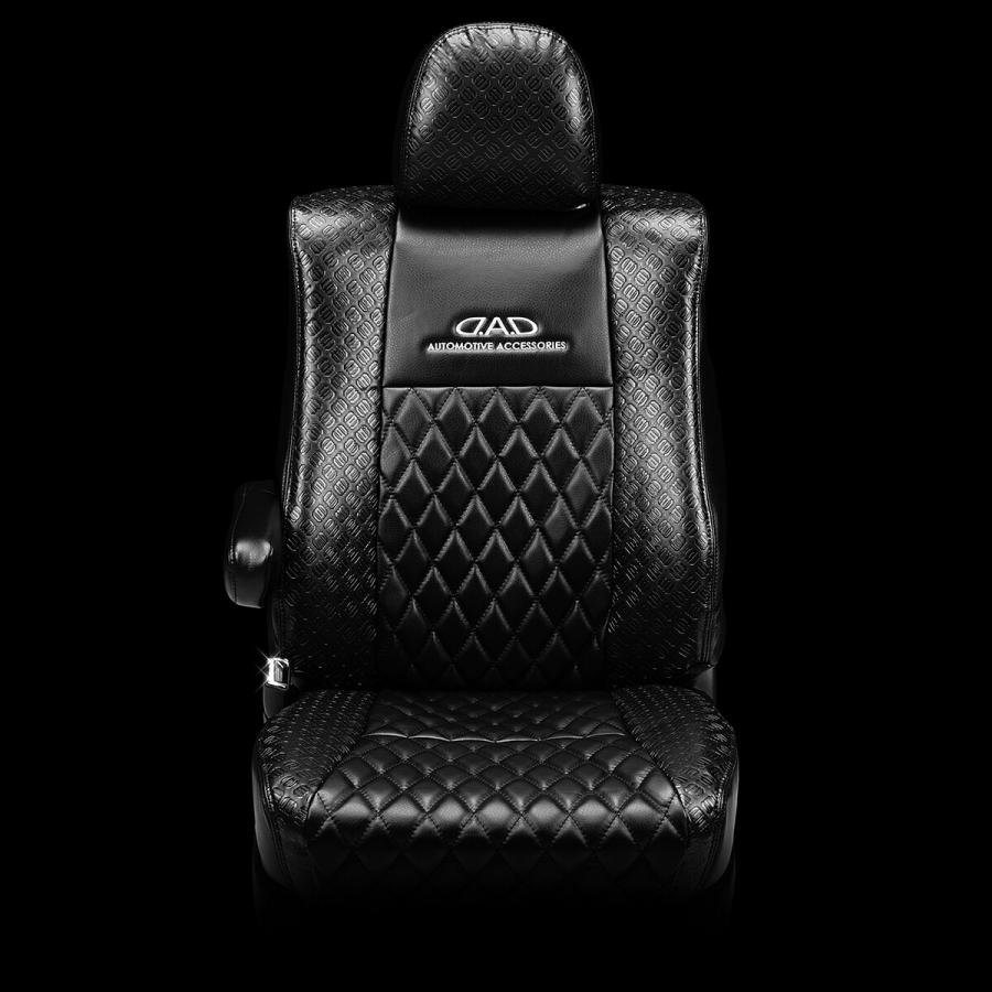 TOYOTA A200A/A201A/A210A ライズ D.A.D ラグジュアリー センターキルティングシートカバー タイプモノグラムレザー 1台分 DAD ギャルソン GARSON | ギャルソン | 01