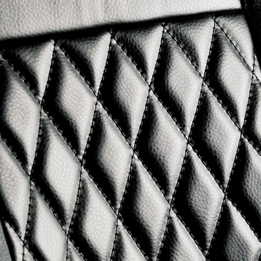 S320G/S330G/S321G/S331G系アトレーワゴン D.A.D ラグジュアリー センターキルティングシートカバー カラーオールVブラック 1台分 DAD ギャルソン GARSON | ギャルソン | 02