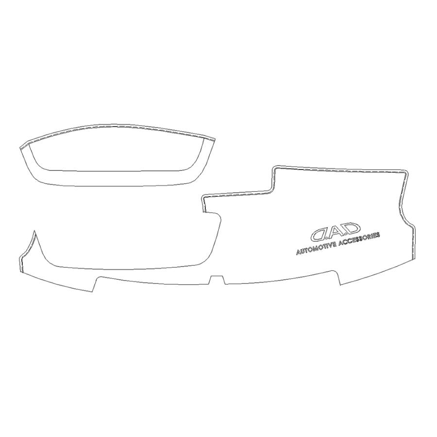 JF3/4 N-BOX/N-BOXカスタム専用 D.A.D レザーダッシュマット JF3/4