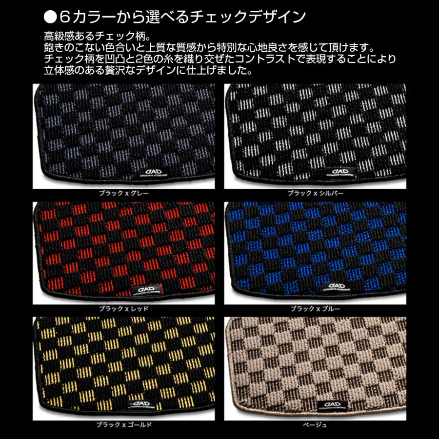BMW MINI MINI CROSSOVER/ミニクロスオーバー YU15/YT20/YS15/YS20/YW15 年式:H29/2〜 ※Ｆ60 5ドアクロスオーバー D.A.D ラゲッジマットチェックモデル CMN0003 | ギャルソン | 01