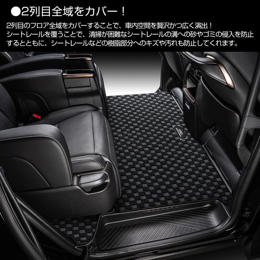 トヨタ 40系 ALPHARD/VELLFIRE アルファード/ヴェルファイア  ガソリン車/ハイブリッド車 D.A.Dスペシャルラグマットチェックモデル  ETY0013 | D.A.D | 02