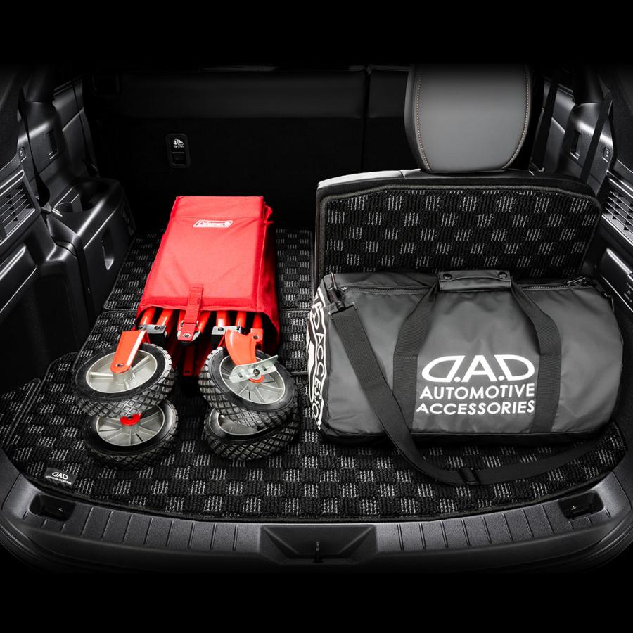 マツダ CX-80 型式：KL3P/KL3R3P/KL5S3P ※6枚構成/3列目シート以後 D.A.D ロングラゲッジマット チェックモデル DMZ0009 カーマット MAZDA フロアマット DAD | D.A.D | 05