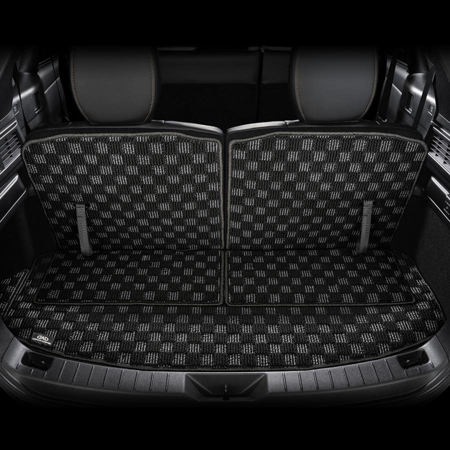 マツダ CX-80 型式：KL3P/KL3R3P/KL5S3P ※6枚構成/3列目シート以後 D.A.D ロングラゲッジマット チェックモデル DMZ0009 カーマット MAZDA フロアマット DAD | D.A.D | 06