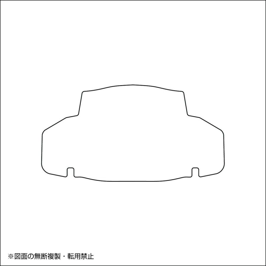 レクサス LS460 型式:USF40 年式:H18/9〜H24/9 D.A.D タフラバーラゲッジマット CLX0008 フロアマット DAD | D.A.D | 01