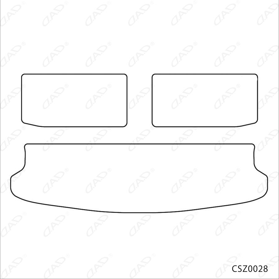 スズキ XBEE / クロスビー 型式:MN71S / MND1S 年式:H29.12〜 / R7.10〜 ※3枚構成 CSZ0028 D.A.Dタフラバーラゲッジマット | ギャルソン | 01