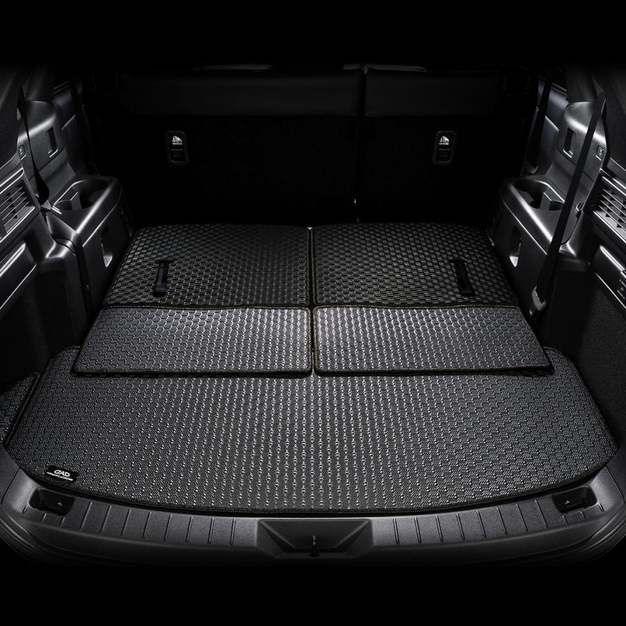 マツダ CX-80 型式：KL3P/KL3R3P/KL5S3P ※6枚構成/3列目シート以後 D.A.D タフラバー ロングラゲッジマット DMZ0009 カーマット フロアマット 汚れ防止 DAD | D.A.D | 02