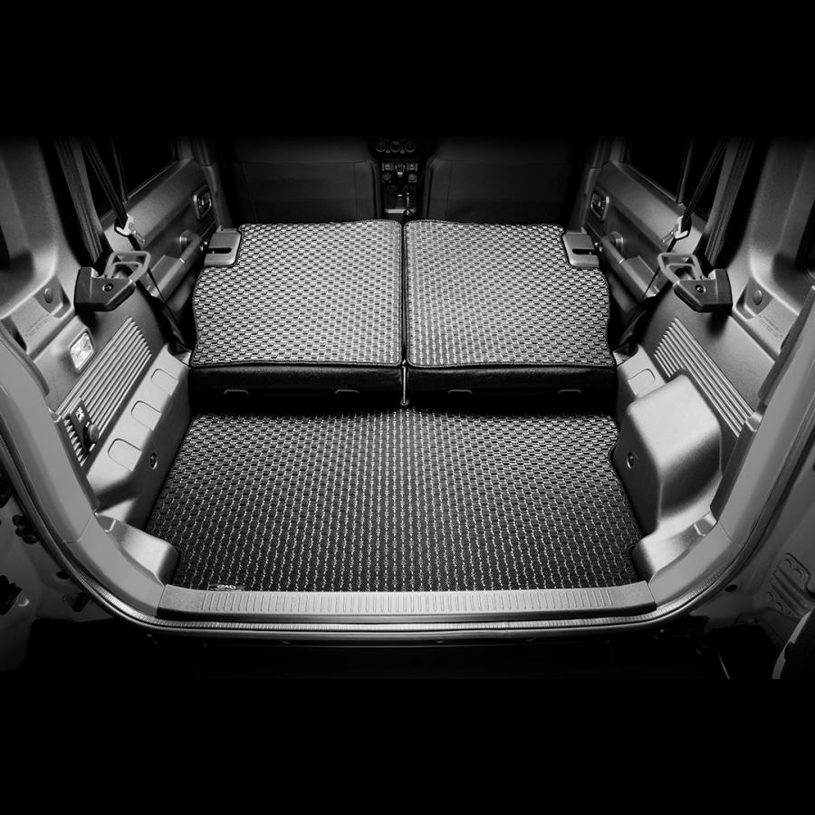 スズキ JIMNY NOMADE ジムニーノマド 型式:JC74W ※3枚構成 D.A.D タフラバー ロングラゲッジマット DSZ0017 カーマット フロアマット DAD ギャルソン | D.A.D | 02