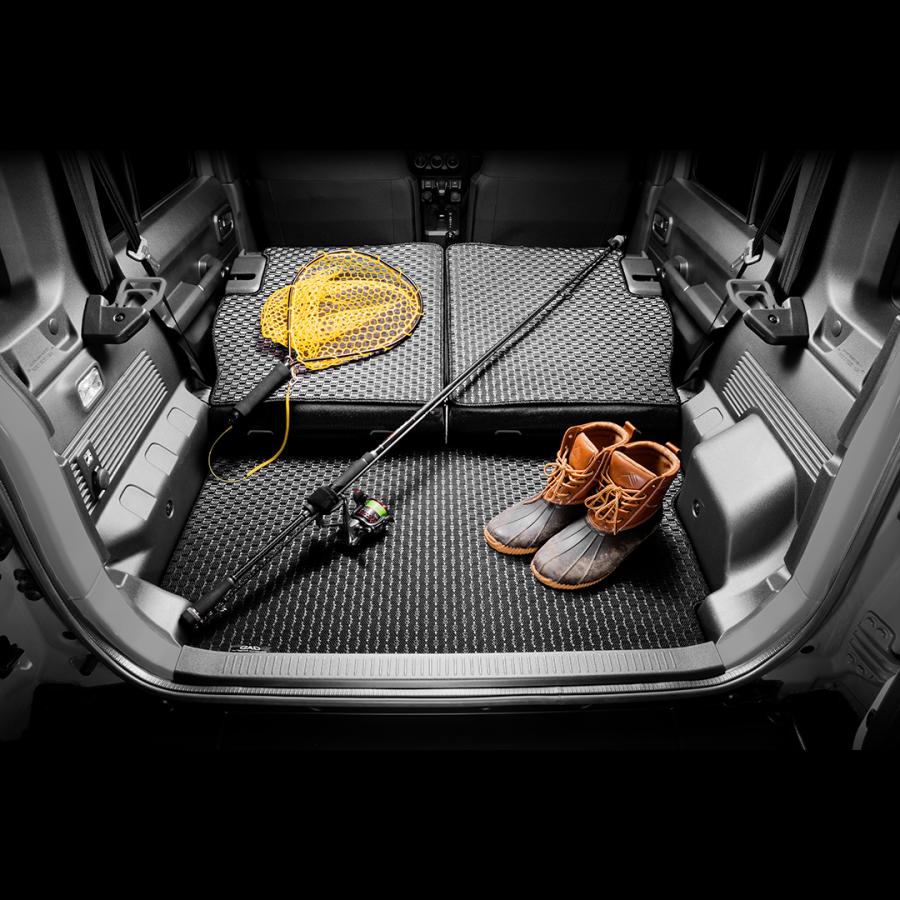 スズキ JIMNY NOMADE ジムニーノマド 型式:JC74W ※3枚構成 D.A.D タフラバー ロングラゲッジマット DSZ0017 カーマット フロアマット DAD ギャルソン | D.A.D | 03