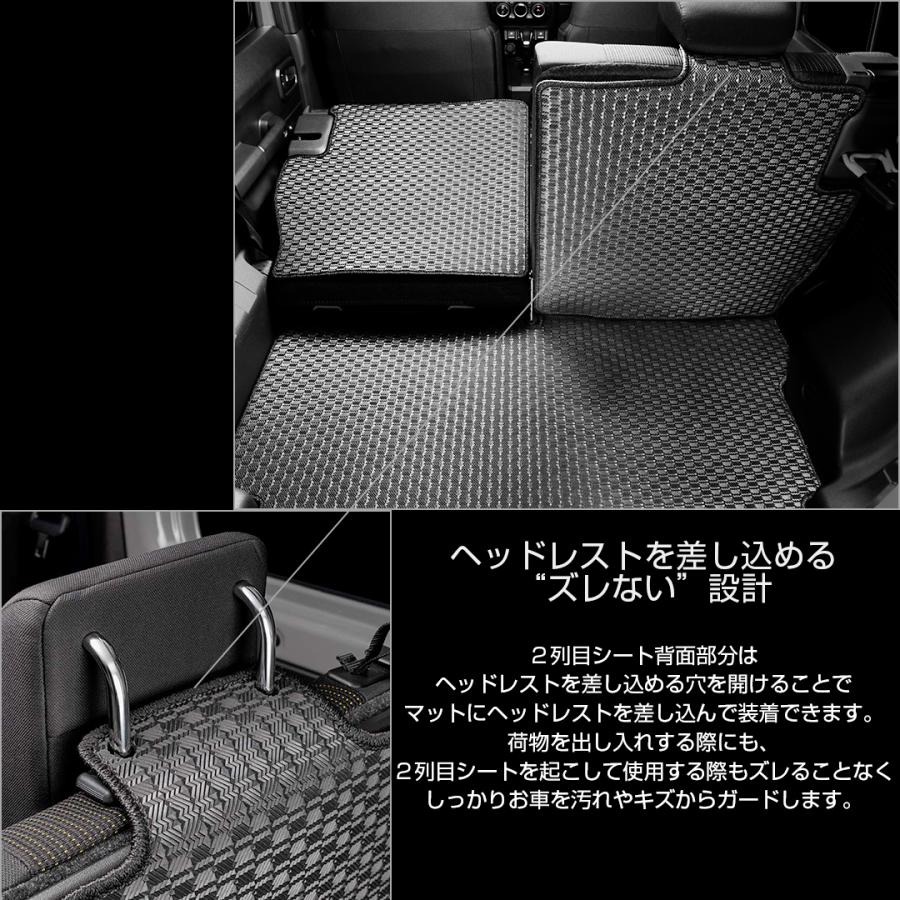 スズキ JIMNY NOMADE ジムニーノマド 型式:JC74W ※3枚構成 D.A.D タフラバー ロングラゲッジマット DSZ0017 カーマット フロアマット DAD ギャルソン | D.A.D | 06