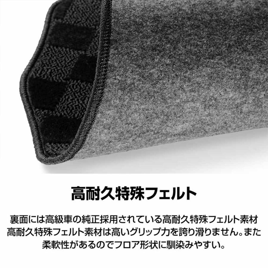 ダイハツ HIJET ハイゼットトラック 型式: S500P/510P 年式:26/9〜 確認事項: MT D.A.D フロアマット ベガ デザイン ブラック/ベージュ 1台分DI0070 | D.A.D | 09