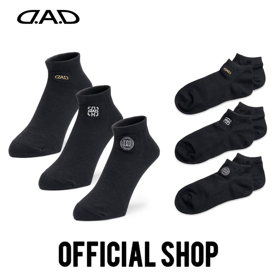ギャルソン　まとめ売り ギャルソン D.A.D ソックス ロゴ 3足組 325009-31 靴下 SOCKS DAD