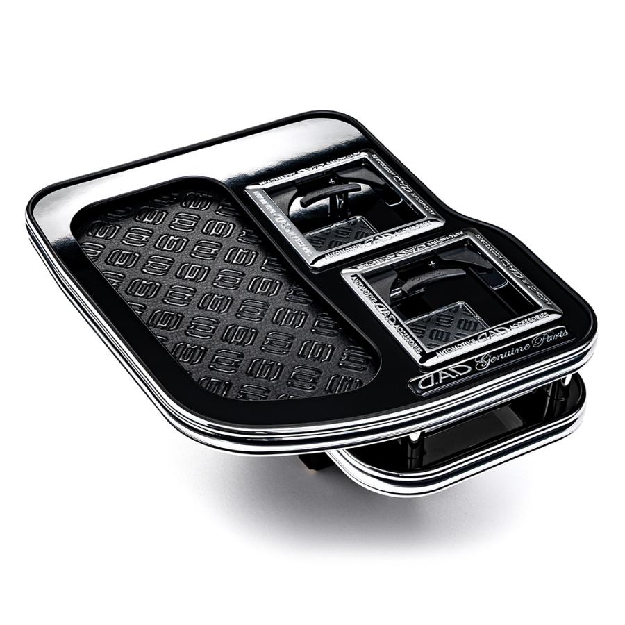 40系 アルファード/ヴェルファイア 年式：2023年6月〜 D.A.D センターテーブル スクエアタイプ トレーデザイン(リーフ/クロコ/ベガ/モノグラム) DAD ギャルソン |  | 01