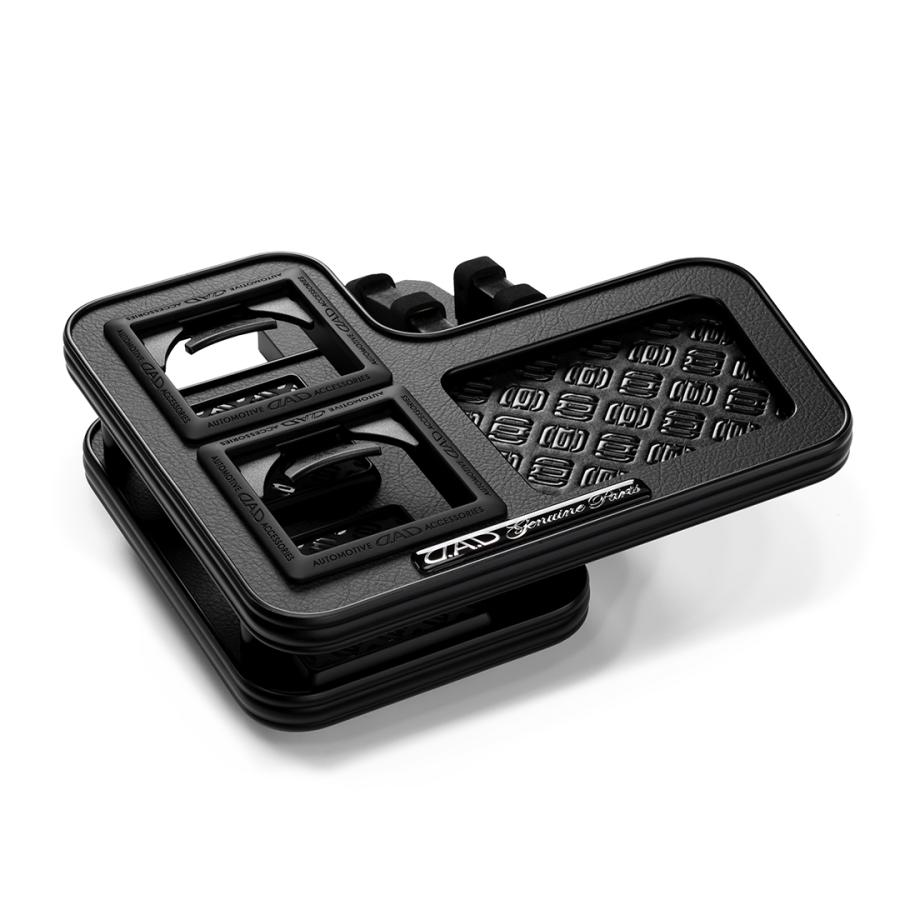 スズキ スペーシア/スペーシアカスタム 型式：MK54/94S D.A.D センターテーブル マットブラック スクエアタイプ トレーデザイン(リーフ/クロコ/ベガ/モノグラム) |  | 01