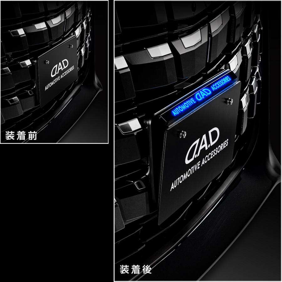 D.A.D LED スタイリッシュ ナンバープレートステー GE052 カー用品 DAD