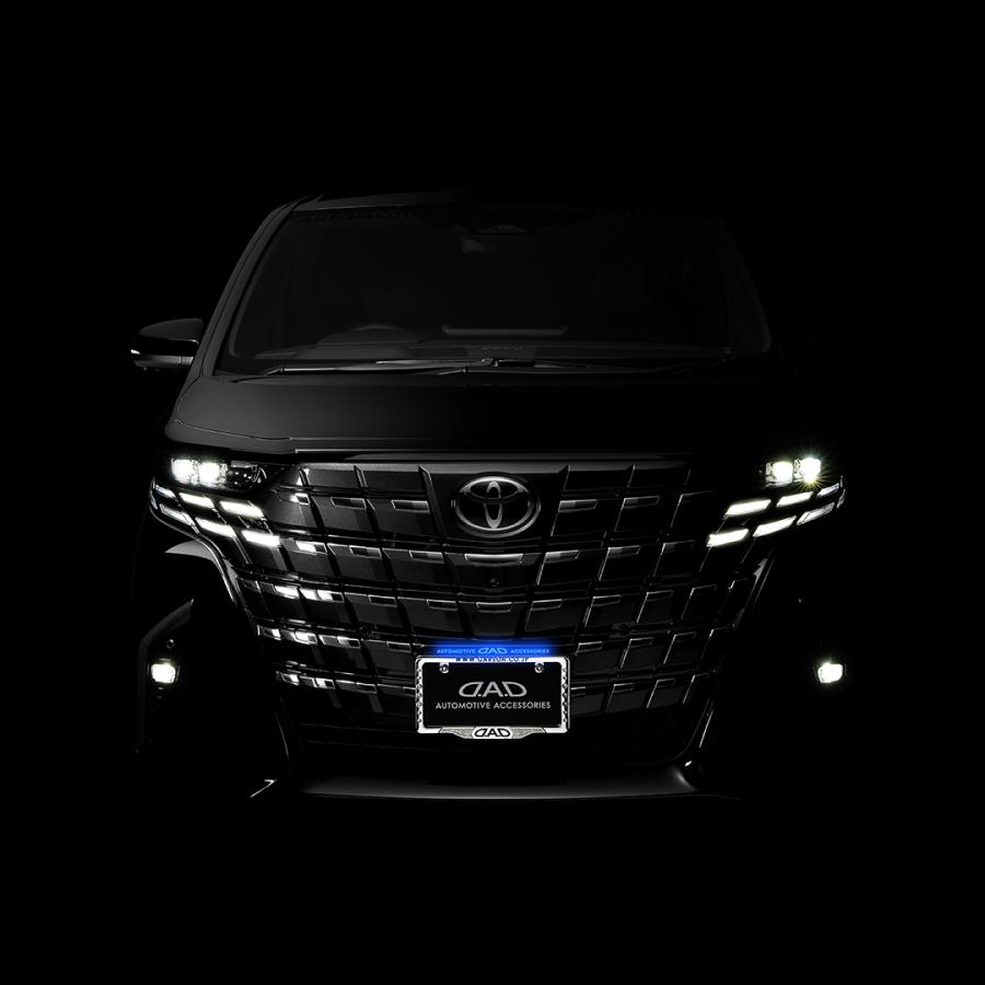 D.A.D LED スタイリッシュ ナンバープレートステー GE052 カー用品 DAD ギャルソン GARSON ドレスアップ カスタム フロントナンバー | D.A.D | 07