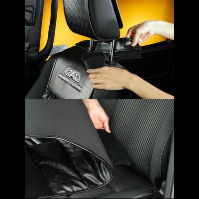 新品未使用品ギャルソンdadウエストクッション モノグラムレザーBK 2個