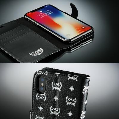 スマートフォン・携帯電話 ギャルソン D.A.D スマホケース ブラック